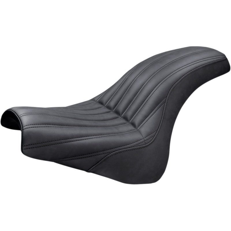 Saddlemen Knuckle 2-Up Seat – Ribbed – Black 818-28-047K