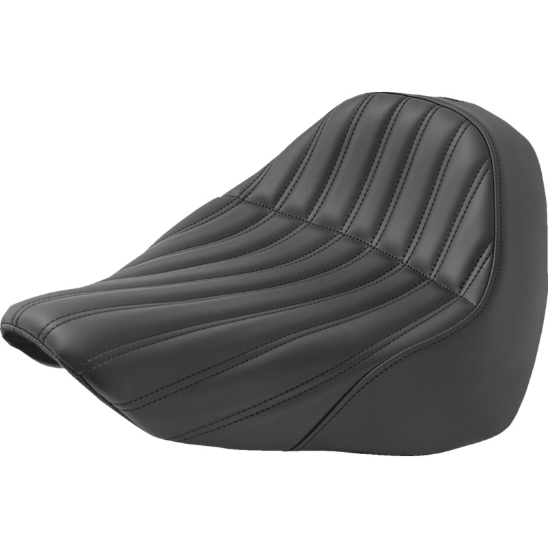 Saddlemen Knuckle Solo Seat – Ribbed – Black – FL/FX ’18-’23 818-27-0023
