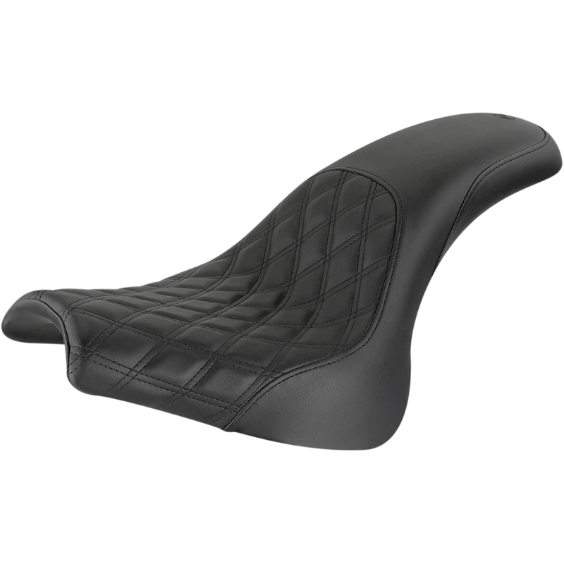 Saddlemen Profiler Seat – Front Lattice/Rear Smooth – Black – FXFB/S 818-28-149