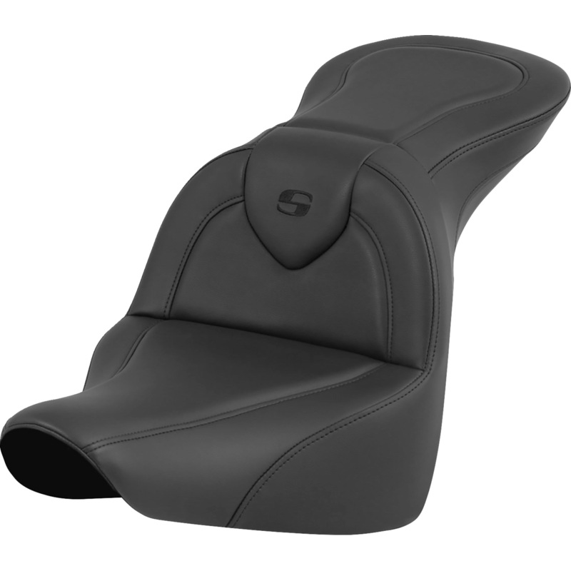 Saddlemen RoadSofa Seat – Black – without Driver Backrest – FLFB/FXBR ’18-’24 818-27-187