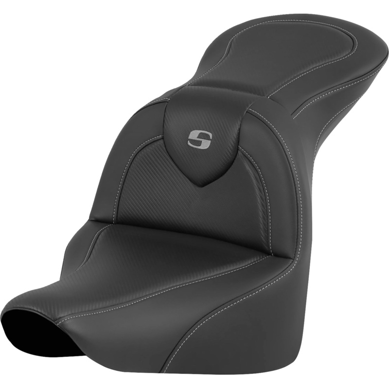 Saddlemen RoadSofa Seat – Carbon Fiber – without Driver Backrest – FLFB/FXBR ’18-’24 818-27-185
