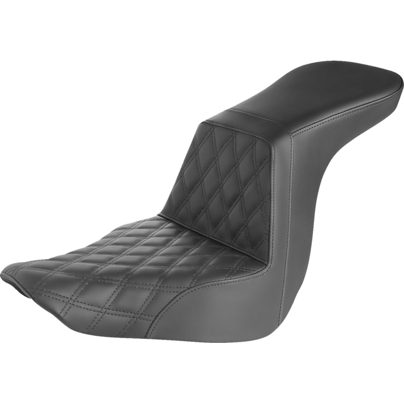 Saddlemen Step-Up Seat – Front Lattice Stitch – Black 818-29-192