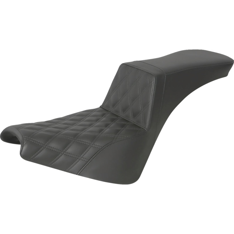 Saddlemen Step-Up Seat – Front Lattice Stitch – Black 818-30-192