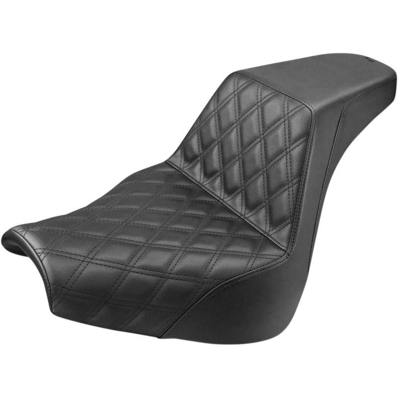 Saddlemen Step-Up Seat – Front Lattice Stitch – Black – FXBR/S ’18-’20 818-31-172