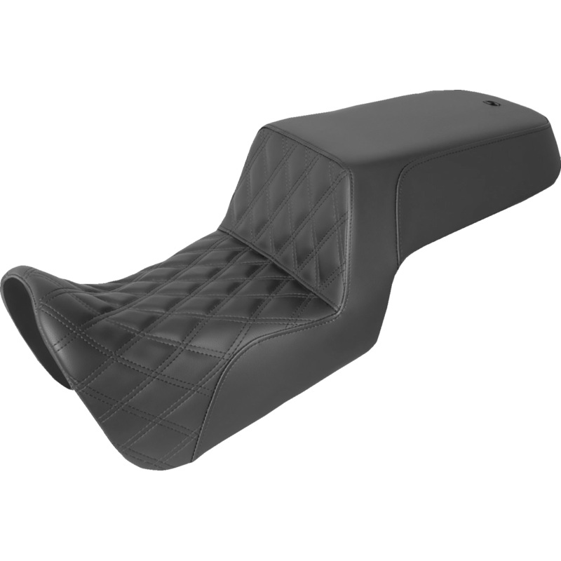 Saddlemen Step-Up Seat – Front Lattice Stitch/Rear Smooth – Black – Pan America ’21-’23 821-34-172