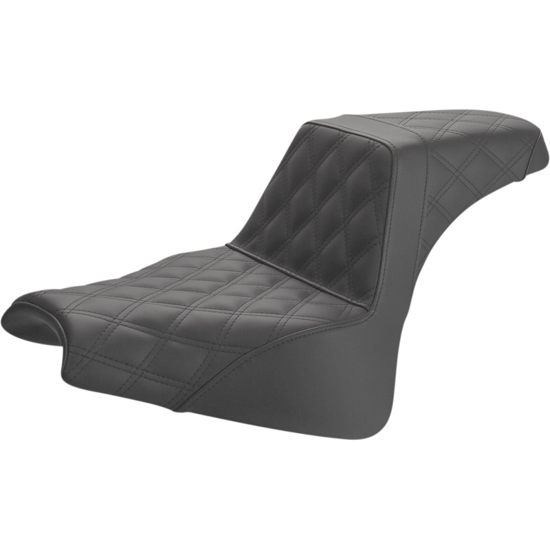 Saddlemen Step-Up Seat – Full Lattice Stitch – Black 818-28-175