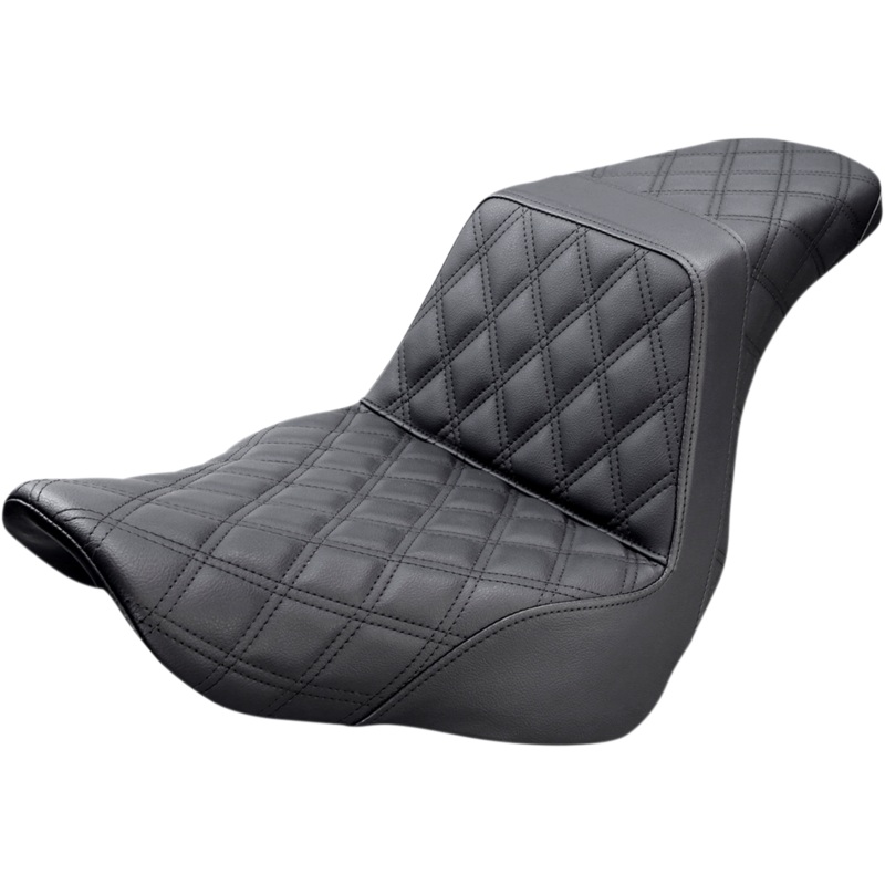 Saddlemen Step-Up Seat – Full Lattice Stitch – Black 818-29-175