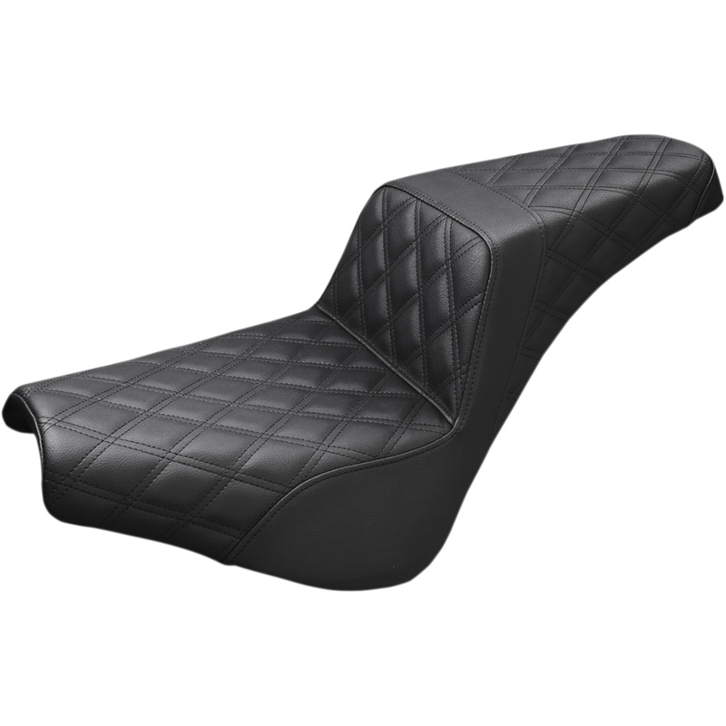 Saddlemen Step-Up Seat – Full Lattice Stitch – Black 818-30-175