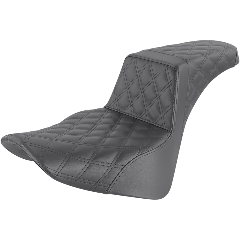 Saddlemen Step-Up Seat – Full Lattice Stitch – Black 818-33-175