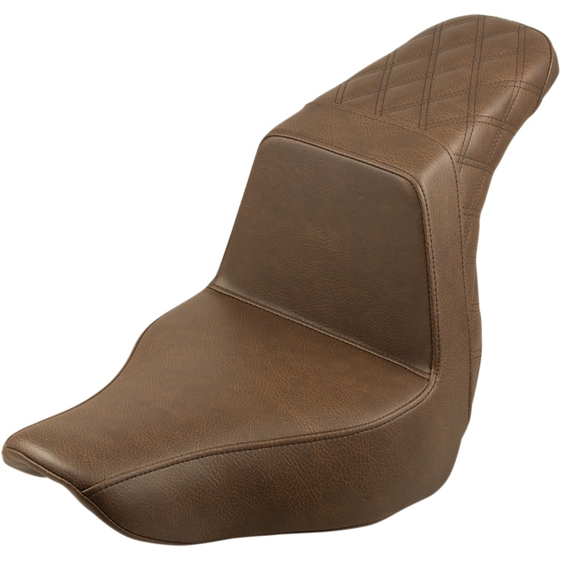 Saddlemen Step-Up Seat – Rear Lattice Stitch – Brown 818-29-173BR