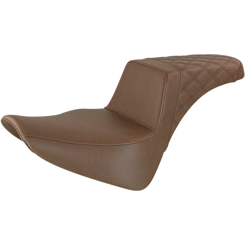 Saddlemen Step-Up Seat – Rear Lattice Stitch – Brown 818-33-173BR