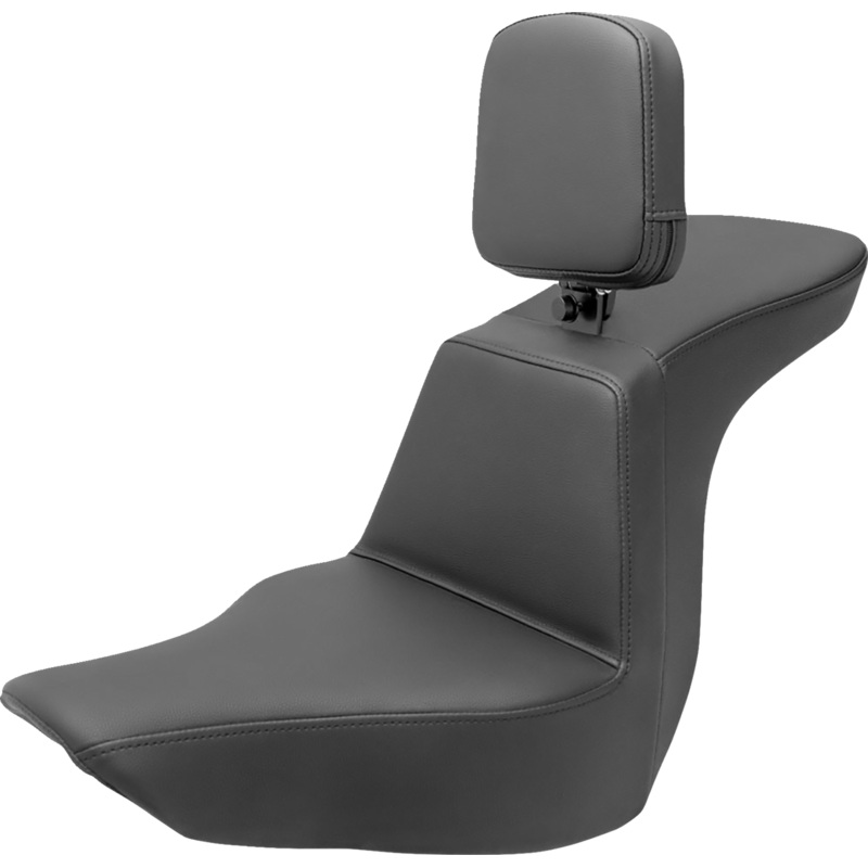 Saddlemen Tour Step-Up Seat – Rider Backrest – Plain – FLSB/FXLR ’18-’23 818-29-194BR