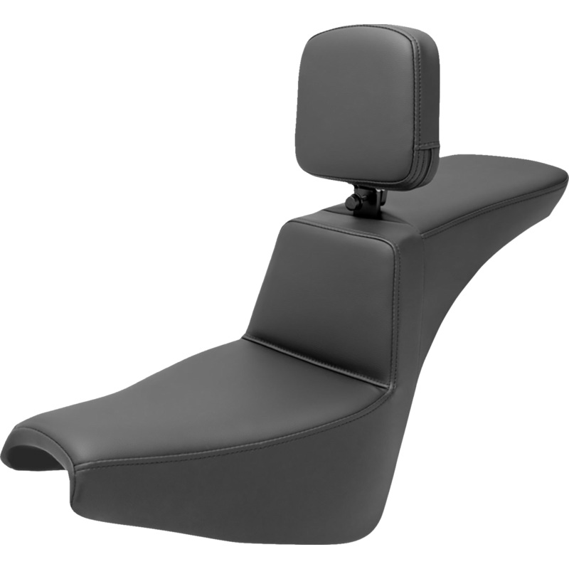 Saddlemen Tour Step-Up Seat – Rider Backrest – Plain – FXBB/FXST ’18-’23 818-30-194BR