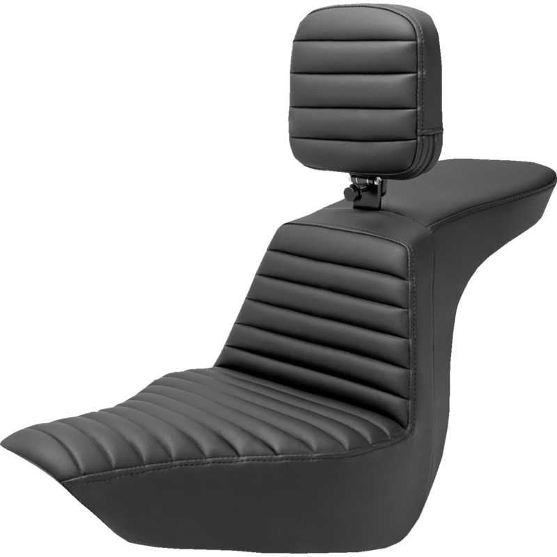 Saddlemen Tour Step-Up Seat – Rider Backrest – Tuck-n-Roll – FLSB/FXLR ’18-’23 818-29-191BR