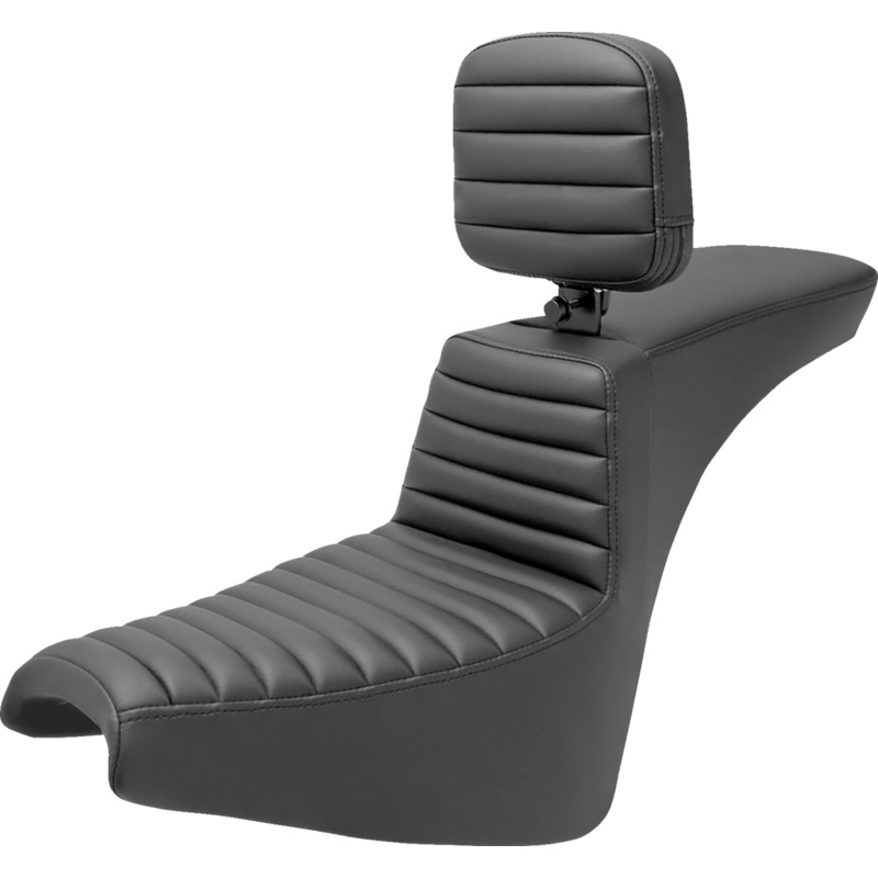 Saddlemen Tour Step-Up Seat – Rider Backrest – Tuck-n-Roll – FXBB/FXST ’18-’23 818-30-191BR