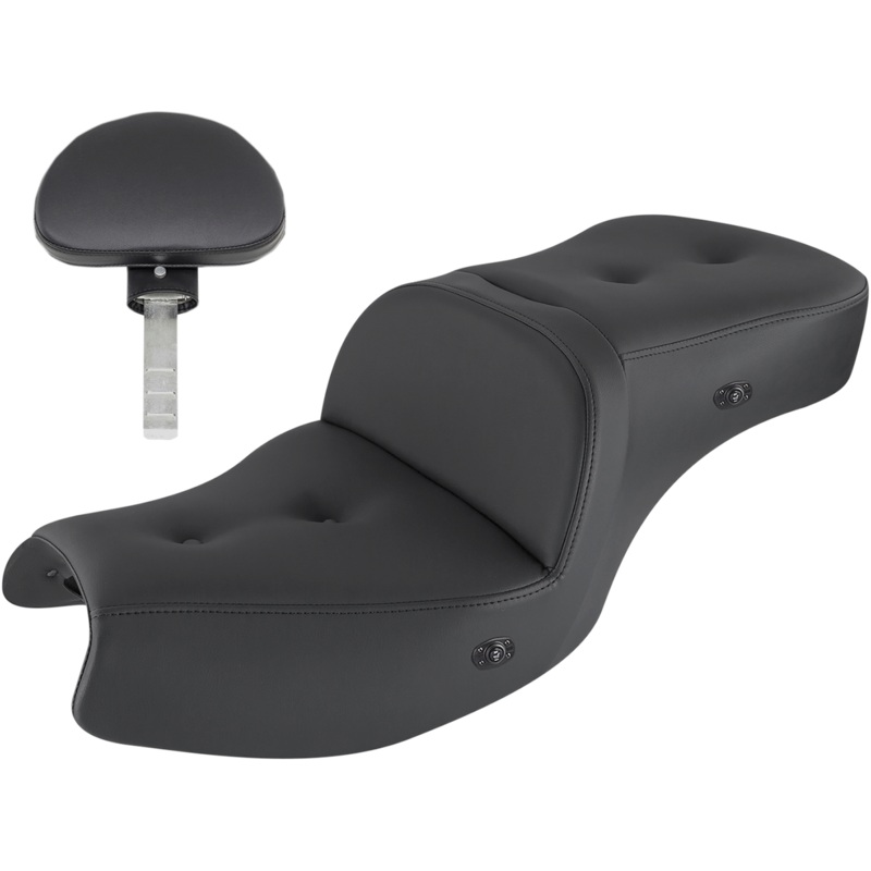 Saddlemen Pillow-Top Heated Roadsofa Seat – With Backrest I20-06-181BRHCT