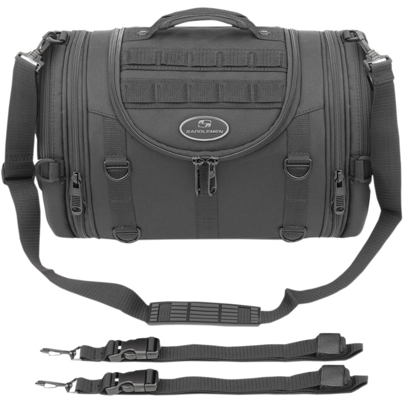 Saddlemen R1300LXE Tactical Roll Bag – Black EX000045A