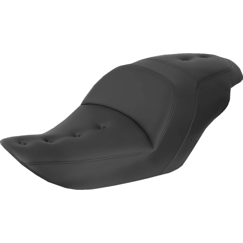 Saddlemen Roadsofa Pillow Top Seat – Without Backrest – Black H23-20-181