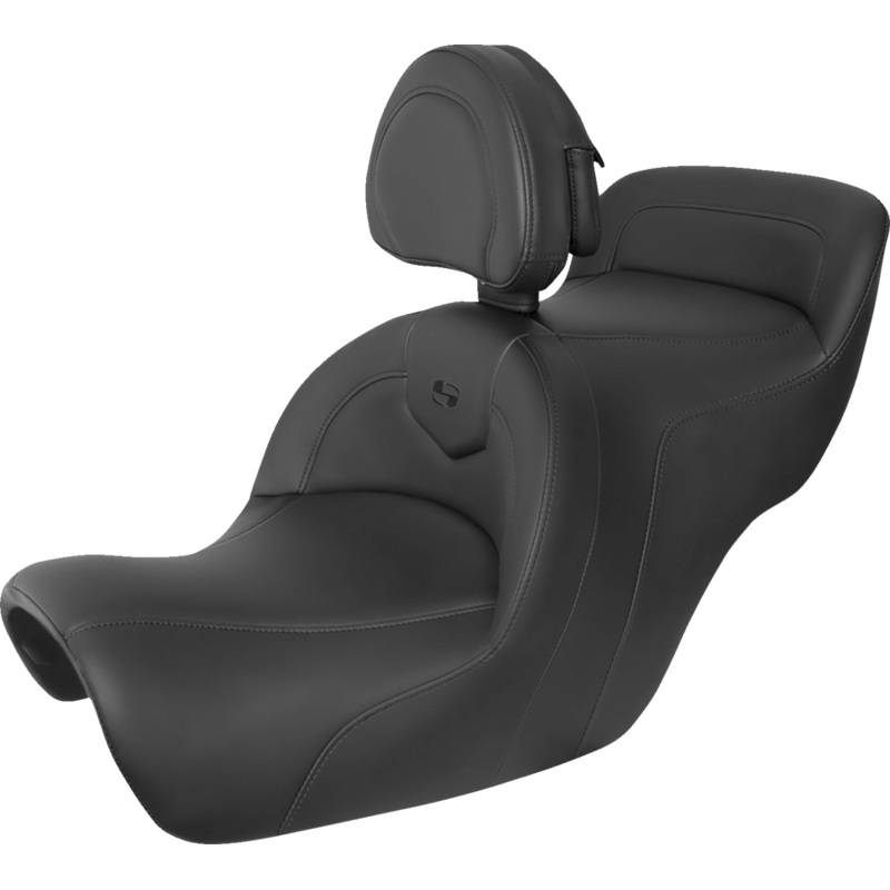 Saddlemen Roadsofa Seat – Includes Backrest – Black H88-07-187BR