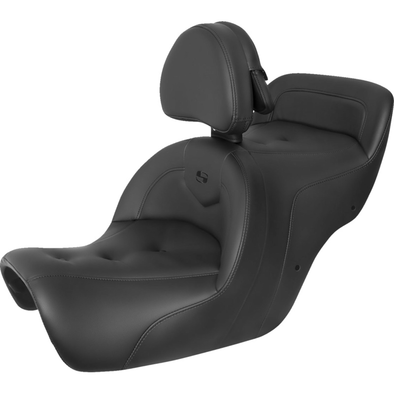 Saddlemen Seat – Roadsofa – With Backrest – Pillow Top – Black H88-07-181BR