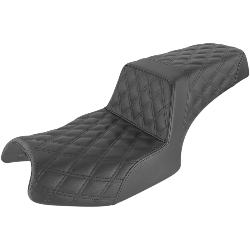 Saddlemen Step-Up Seat – Full Lattice Stitch – Black – Challenger I20-06-175