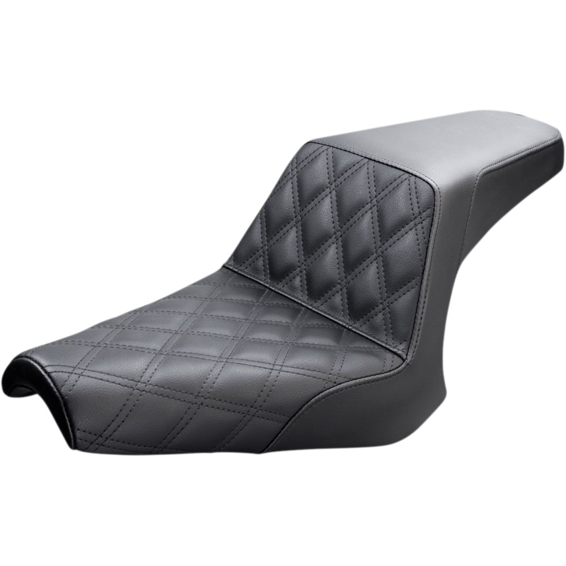 Saddlemen Step-Up Seat – Front Lattice Stitch – Black – Bolt ’13-’20 Y13-16-172