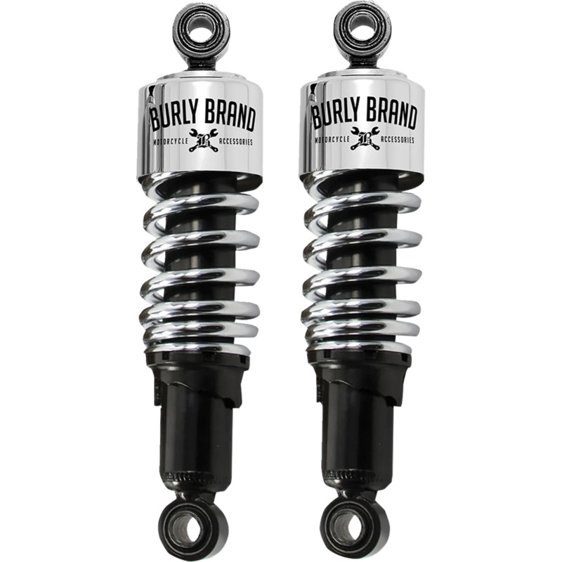 Burly Brand Slammer Shock – Chrome – 10.5″ B28-1200