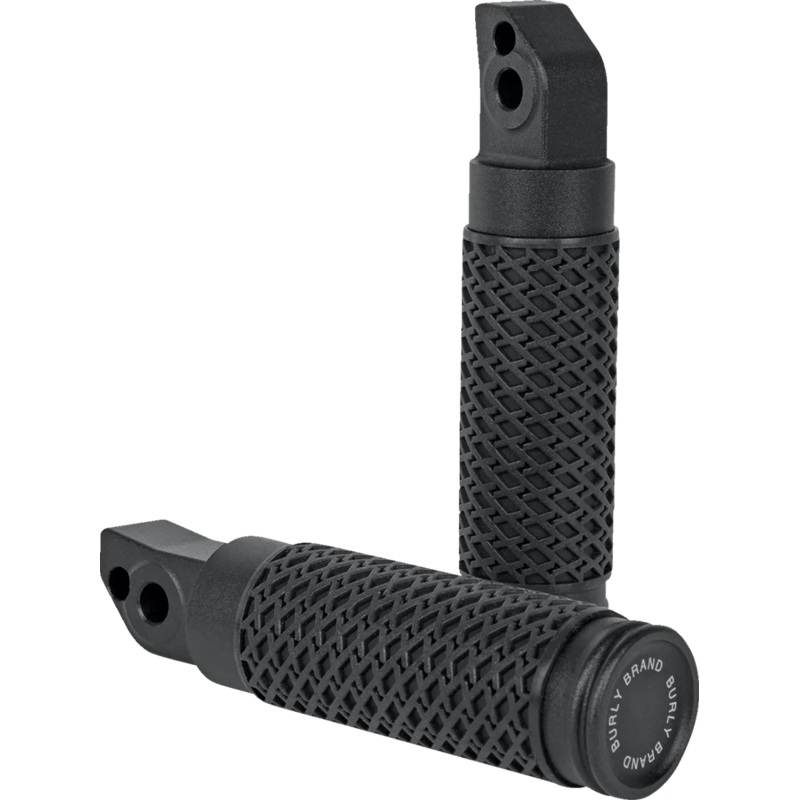 Burly Brand Slash Cut – Passenger Footpegs – Black B13-1205B