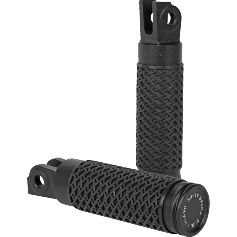 Burly Brand Slash Cut – Rider Footpegs – Black B13-1204B