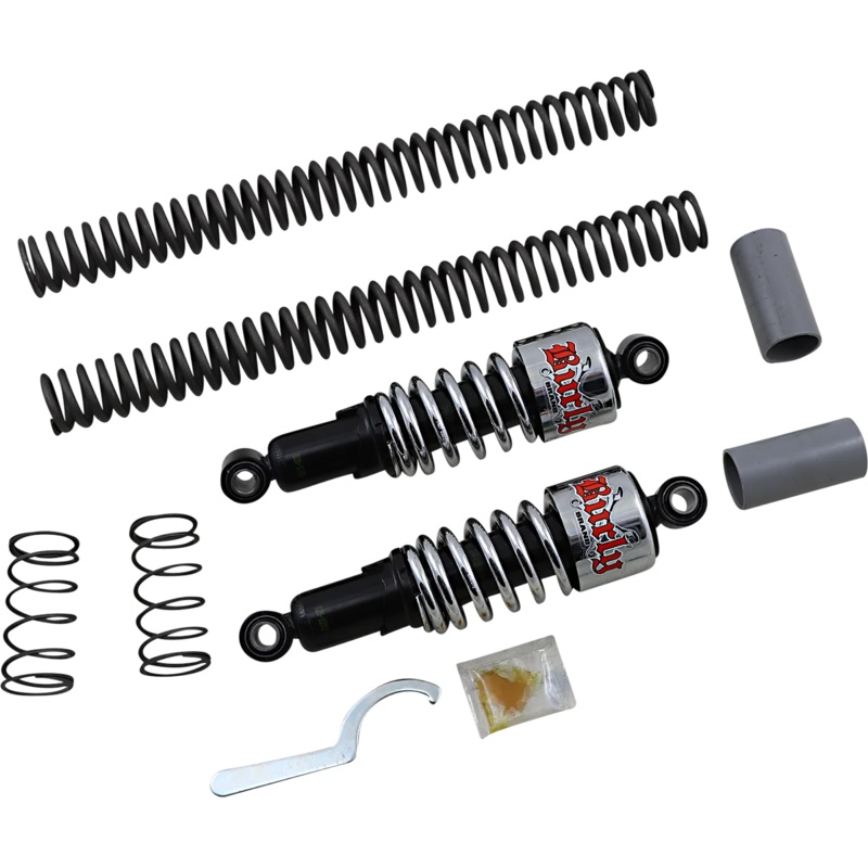 Burly Brand Suspension Kit – Slammer – Chrome – ’06 – ’17 FXD B28-1003