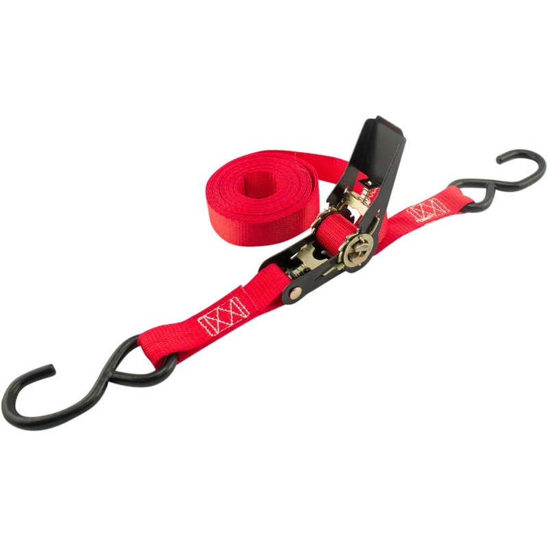 Erickson Ratchet Strap – 1″ x 15′ – Red 01400