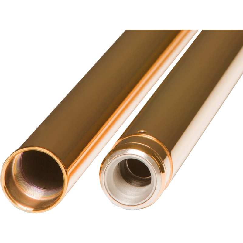 Custom Cycle Fork Tubes – Gold – 49 mm – 22.875″ 710028