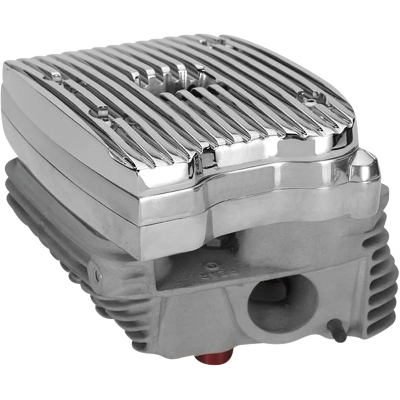 Custom Cycle Rocker Cover – Finned – Polished – EVO CCE5833