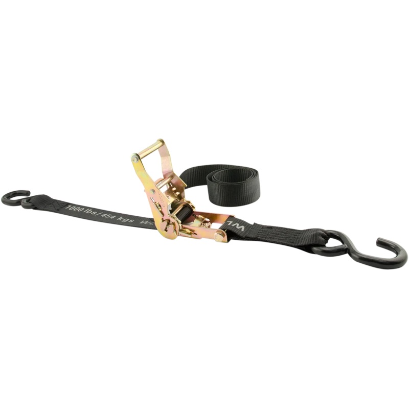 Erickson Ratchet Straps – 1.5″ x 6′ – Black 05735