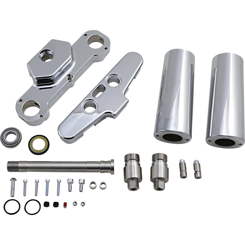 Hawg Halters Inc Triple Tree Kit – 26″ – Chrome – ’00-’17 41FBCR6