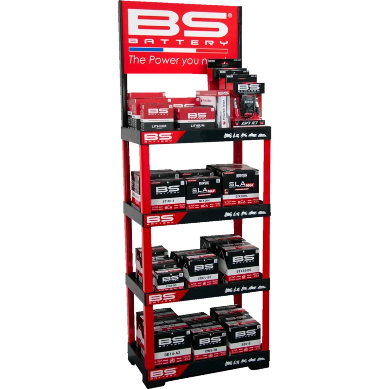 BsBattery Battery Display Rack 900075