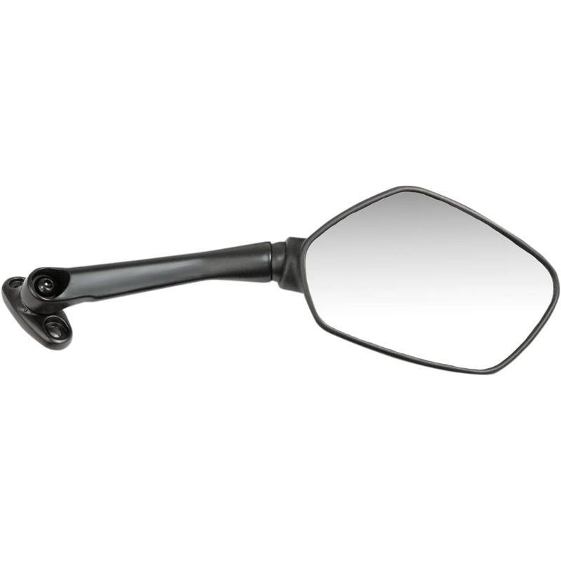 Emgo Mirror – Side View – Polygon – Black – Right 20-61721