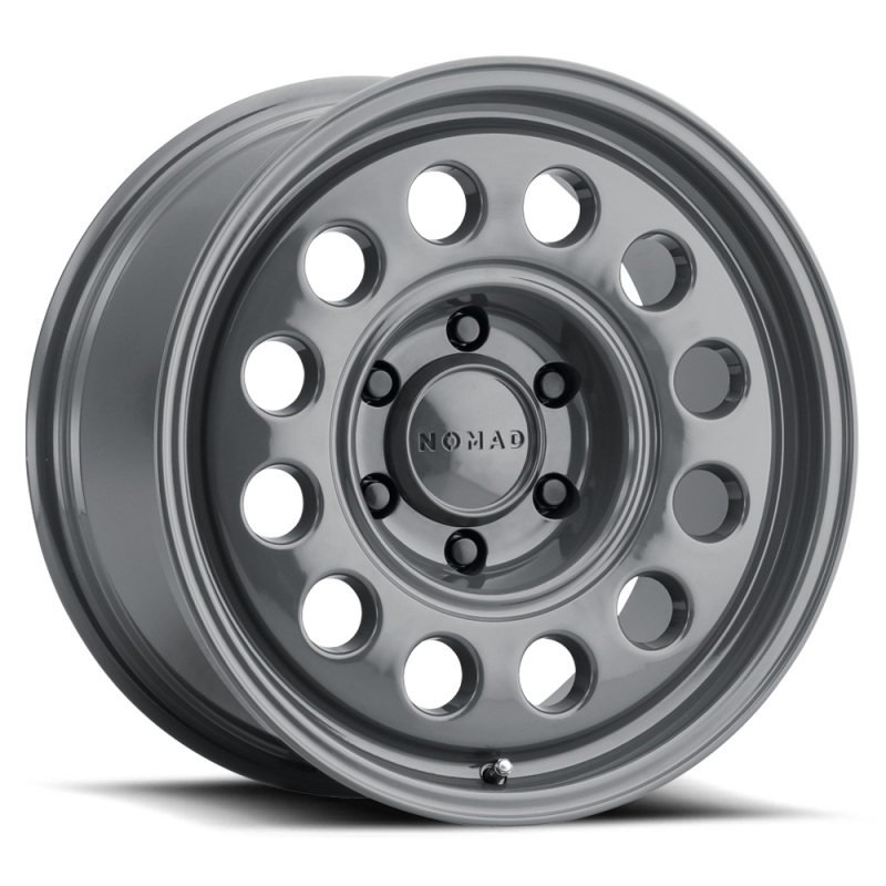 Nomad N501UG Convoy 15x7in / 5×114.3 BP / -10mm Offset / 83.82mm Bore – Gloss Grey Wheel