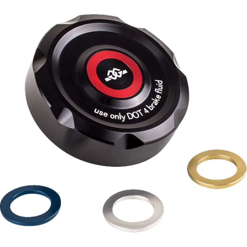 Gilles Tooling Reservoir Cover – Brake – Front – Black BRC-14-B