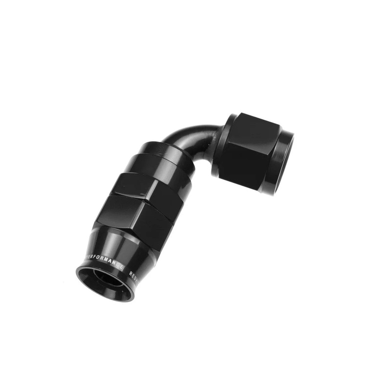 Redhorse Performance 12AN 90 Degree PTFE Reusable Hose End Black 1290-12-2