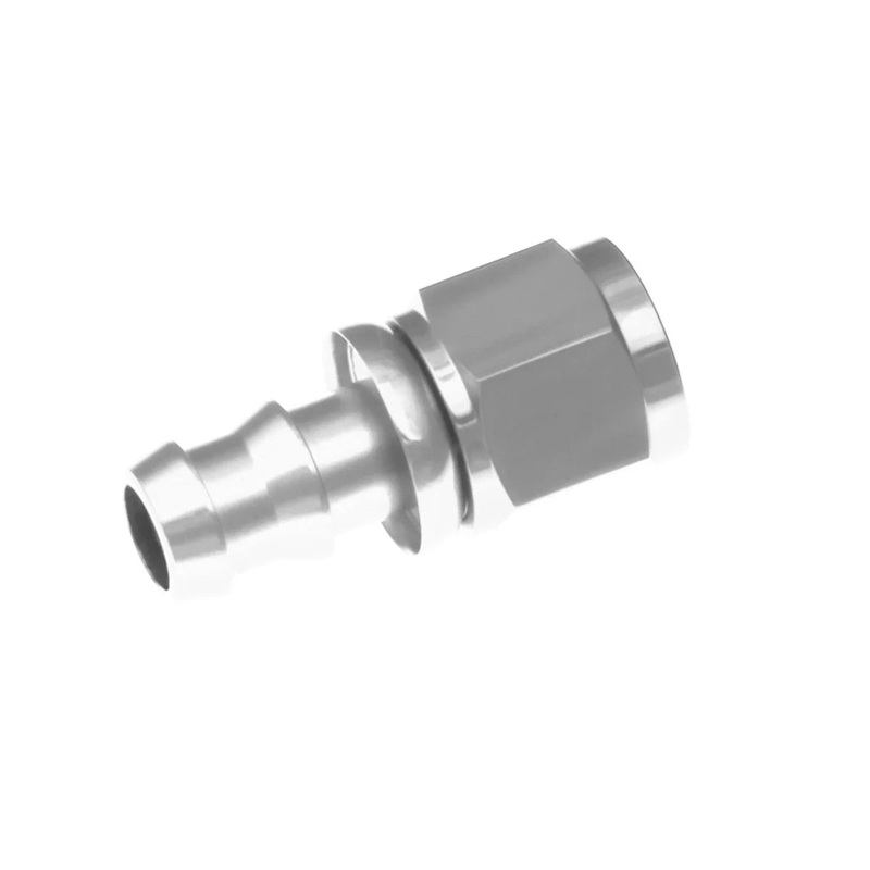Redhorse Performance 8AN Straight Push Lock Hose End Clear 2000-08-5