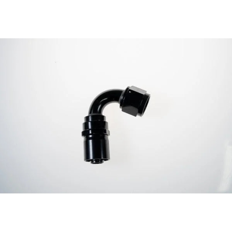 Redhorse Performance 10AN 120Deg Crimp Hose End Black 7122-10-2