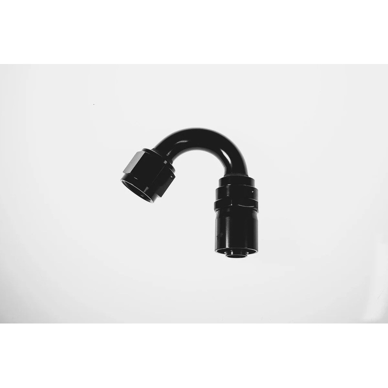 Redhorse Performance 6AN 150Deg Crimp Hose End Black 7152-06-2