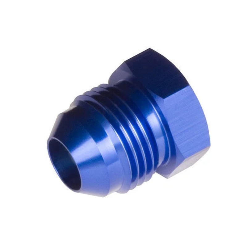 Redhorse Performance 8AN Flare Plug 1/pkg Blue 806-08-1