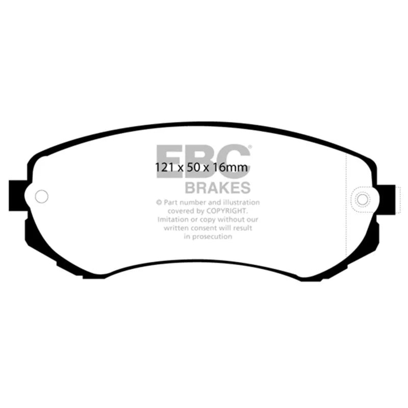 EBC 89-94 Nissan Skyline (R32) 1.8 Redstuff Front Brake Pads