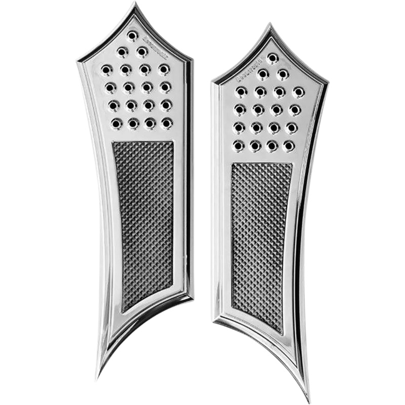 Accutronix Front Floorboards – Chrome Knurled FBF01-KDIC