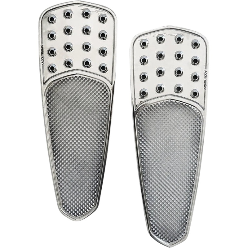 Accutronix Front Floorboards – Chrome Knurled FBF01-KDTC