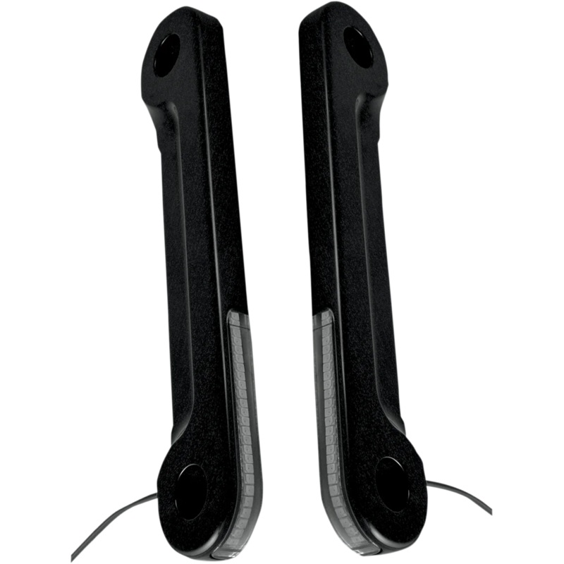 Alloy Art LED Front Signal Light – FLHX – Black/Smoke SGFS-2