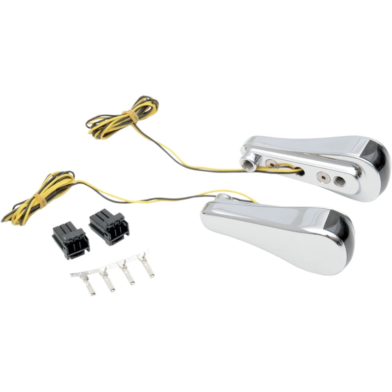 Alloy Art LED Front Turn Signals – Smooth – Chrome RGFS1-1