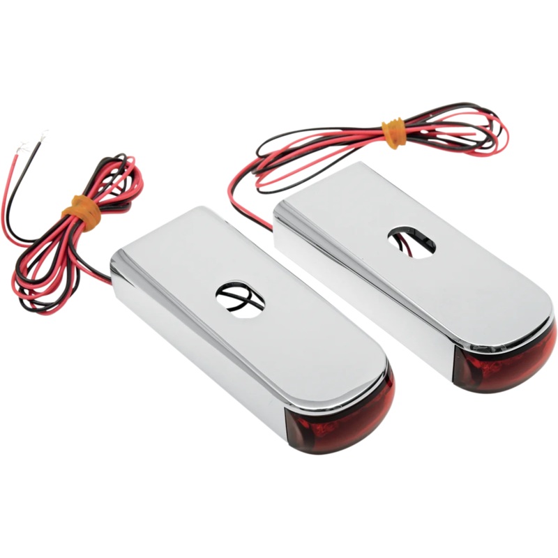 Alloy Art LED Strut Light – Red/Raw ’06-’17 FXD DSL8-3R